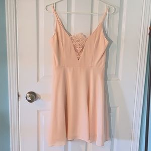 Light rose Lulu's mini dress